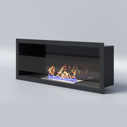 Биокамин "Русский огонь" Лайт 780V встраиваемый с декоративным стеклом (стемалитом)