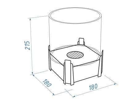 Настольный биокамин Lux Fire Зодиак "Стрелец" Белый по цене 15 000 руб.