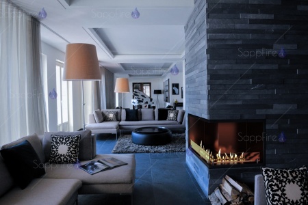 Биокамин для угловой стены Sappfire 1000 по цене 124 900 руб.