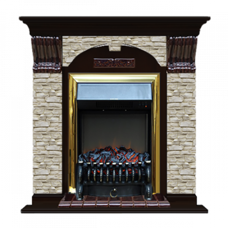 Арочный Грот однотонный (венге)+Fobos Brass