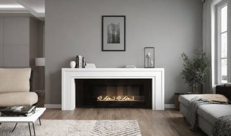 Биокамин "Русский огонь" Лофт 1200V встраиваемый с защитным стеклом по цене 31 250 руб.