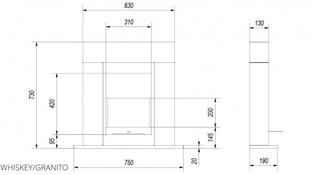 Биокамин WHISKEY, TUV белый по цене 36 960 руб.