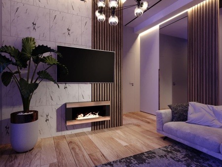 Биокамин "Русский огонь" Голд 900N настенный по цене 34 800 руб.